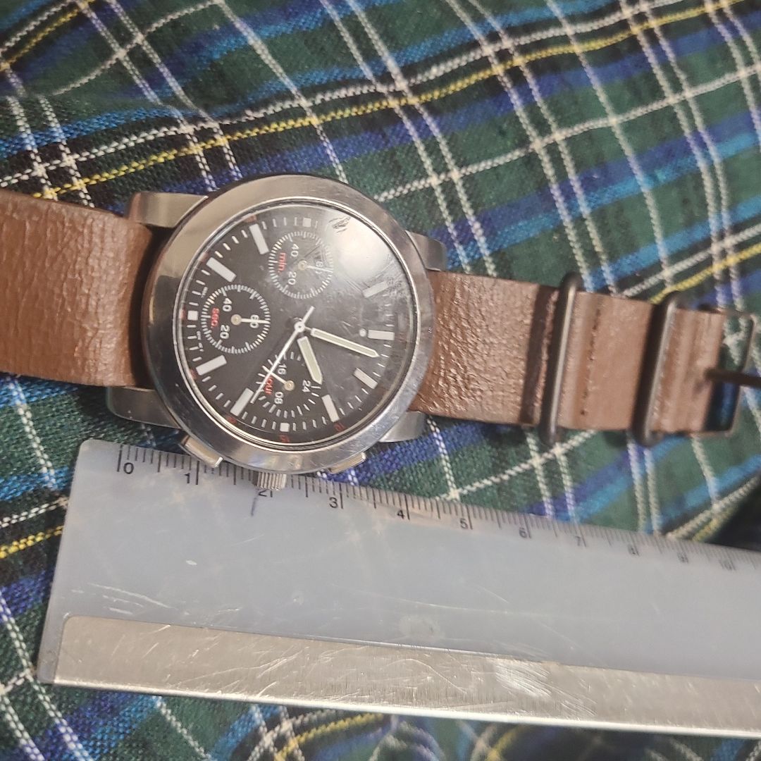 Agnes B. MILITARY V654 Analog Quartz Men