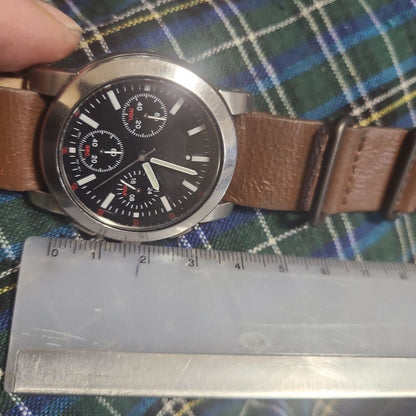 Agnes B. MILITARY V654 Analog Quartz Men