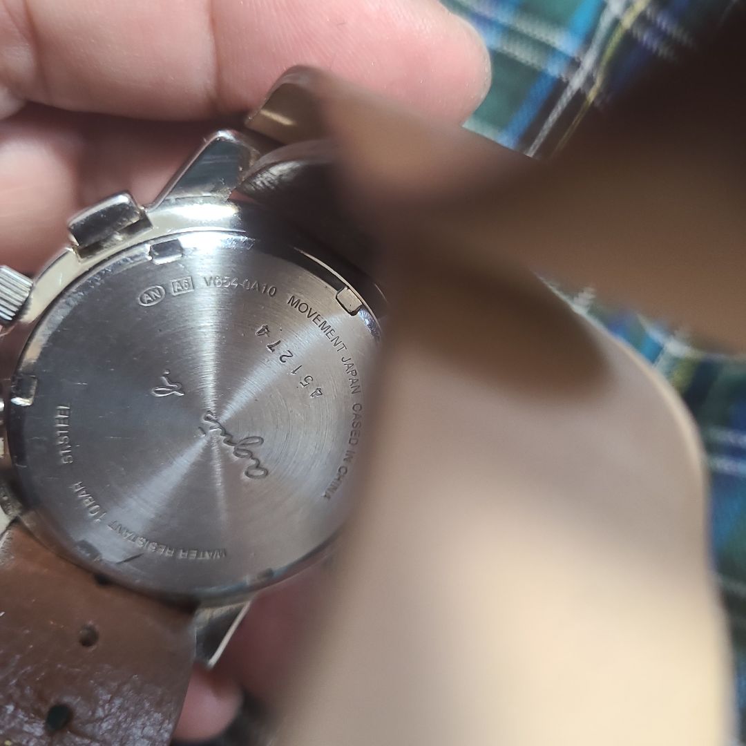 Agnes B. MILITARY V654 Analog Quartz Men