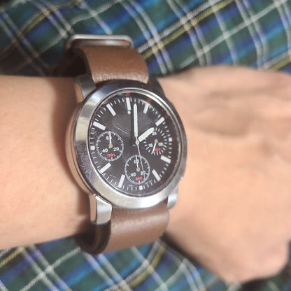 Agnes B. MILITARY V654 Analog Quartz Men
