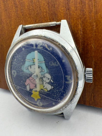 Citizen Q&Q Analog Women Ladies Wristwatch, Not Working, 32Mm Case, Cute Design, Vintage Style