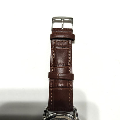 Gold Pfeil Analog Quartz Men Chronograph Small Seconds Watch Day-Date