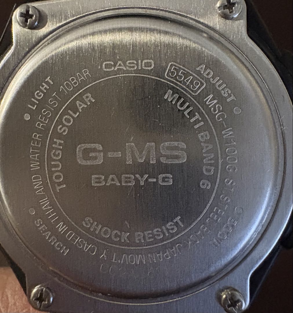 G-shock Baby-G MSG-W100G Digital-Analog Quartz Women