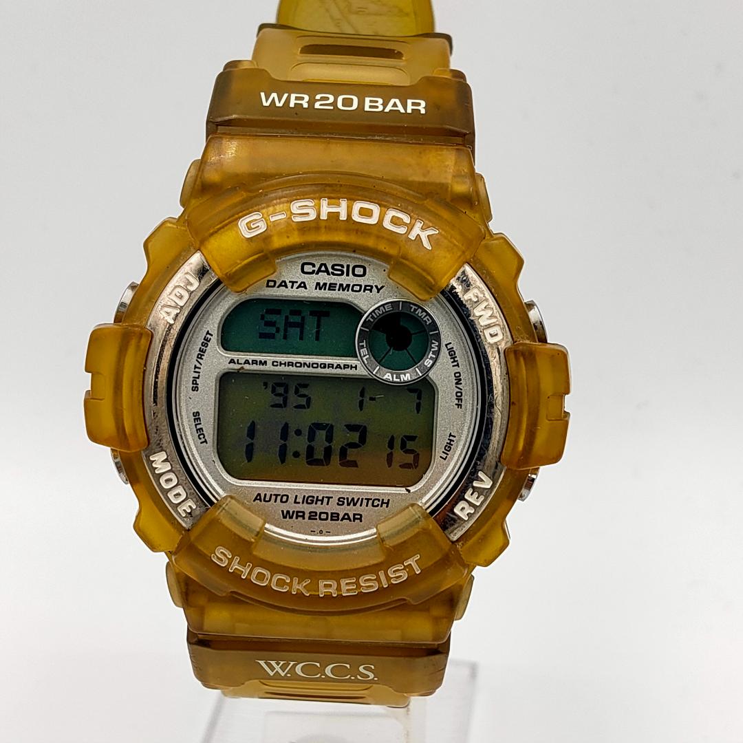 G-shock DW-9600WC Digital Quartz Men ジーショック Casio Watch クリアオレンジ B10209