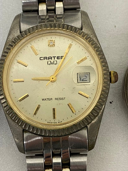 Bulk Watches 10BAR Analog Quartz Men Watch Lot Set Of 7 Men'S For Parts