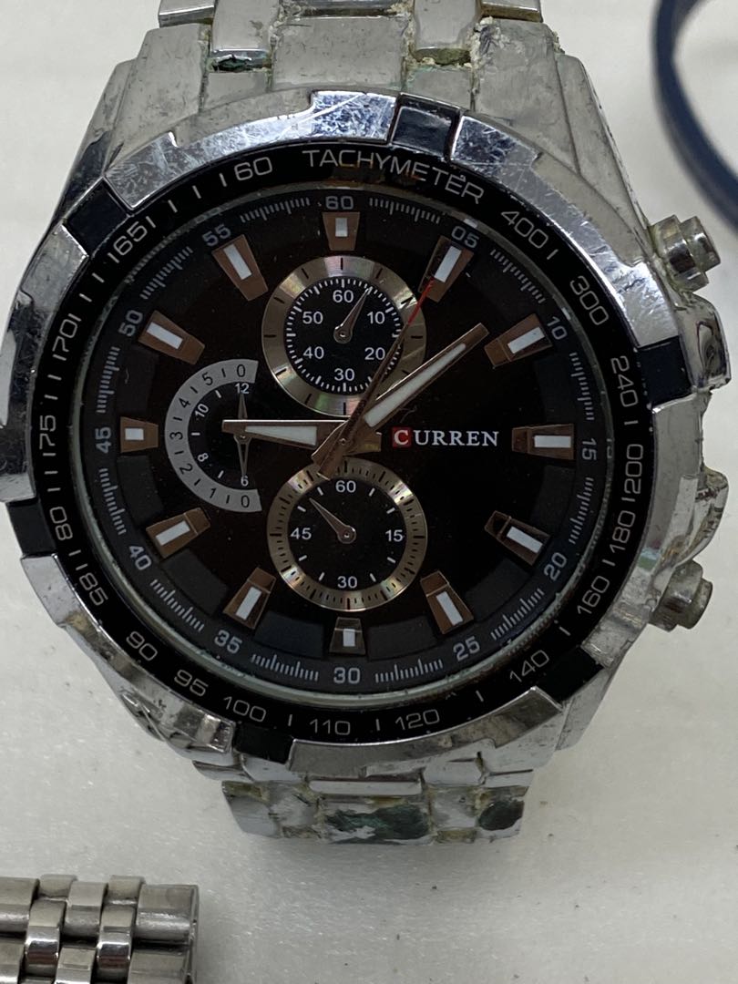 Bulk Watches 10BAR Analog Quartz Men Watch Lot Set Of 7 Men'S For Parts