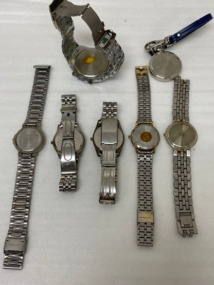 Bulk Watches 10BAR Analog Quartz Men Watch Lot Set Of 7 Men'S For Parts