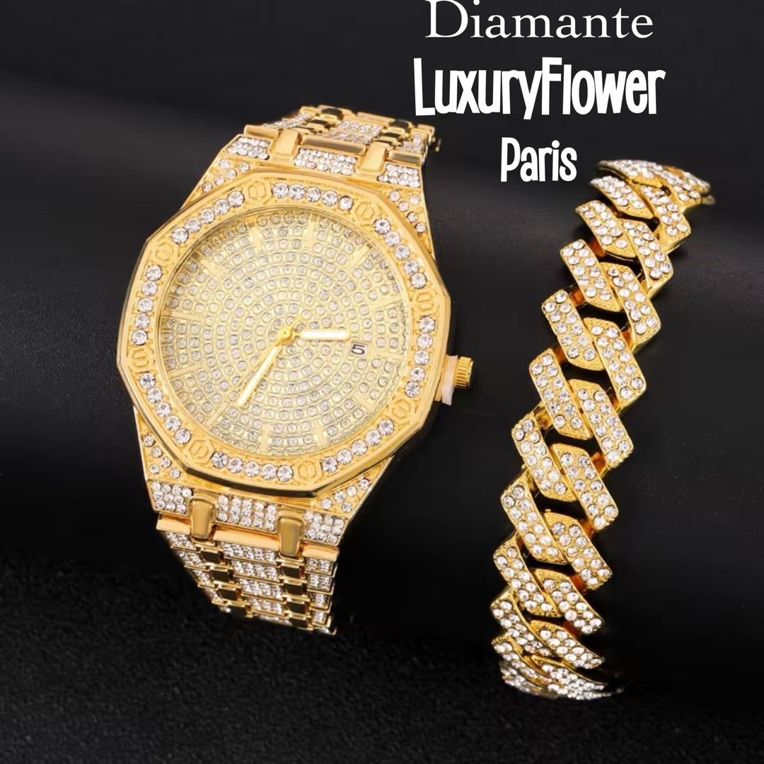 Blingbling Analog Quartz Men