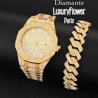 Blingbling Analog Quartz Men