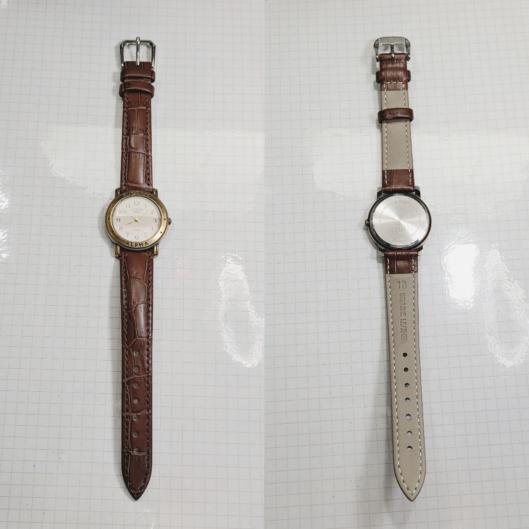 Seiko Alba Success SUCCESS Analog Quartz Men Battery & Band Replaced Working Item
