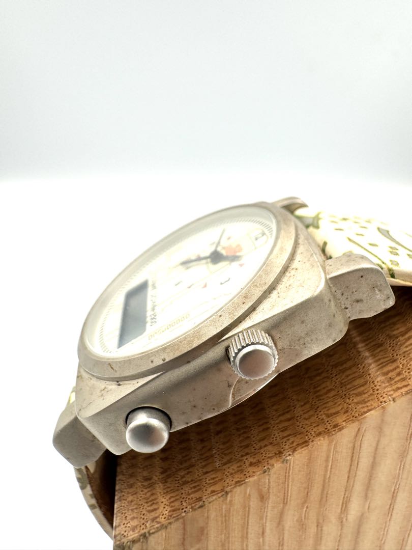 Nissin Foods Analog Quartz Men Cup Noodle Countdown 2000 Watch For Parts