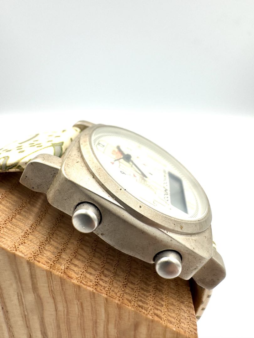 Nissin Foods Analog Quartz Men Cup Noodle Countdown 2000 Watch For Parts