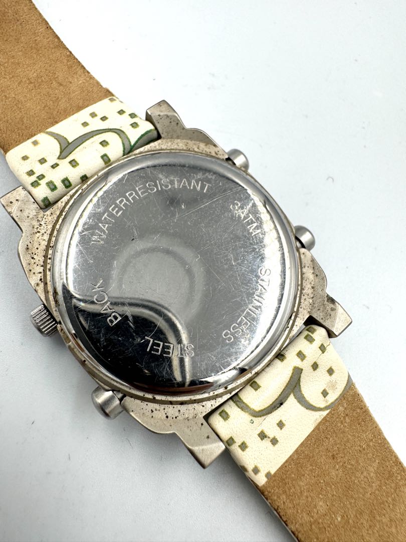 Nissin Foods Analog Quartz Men Cup Noodle Countdown 2000 Watch For Parts