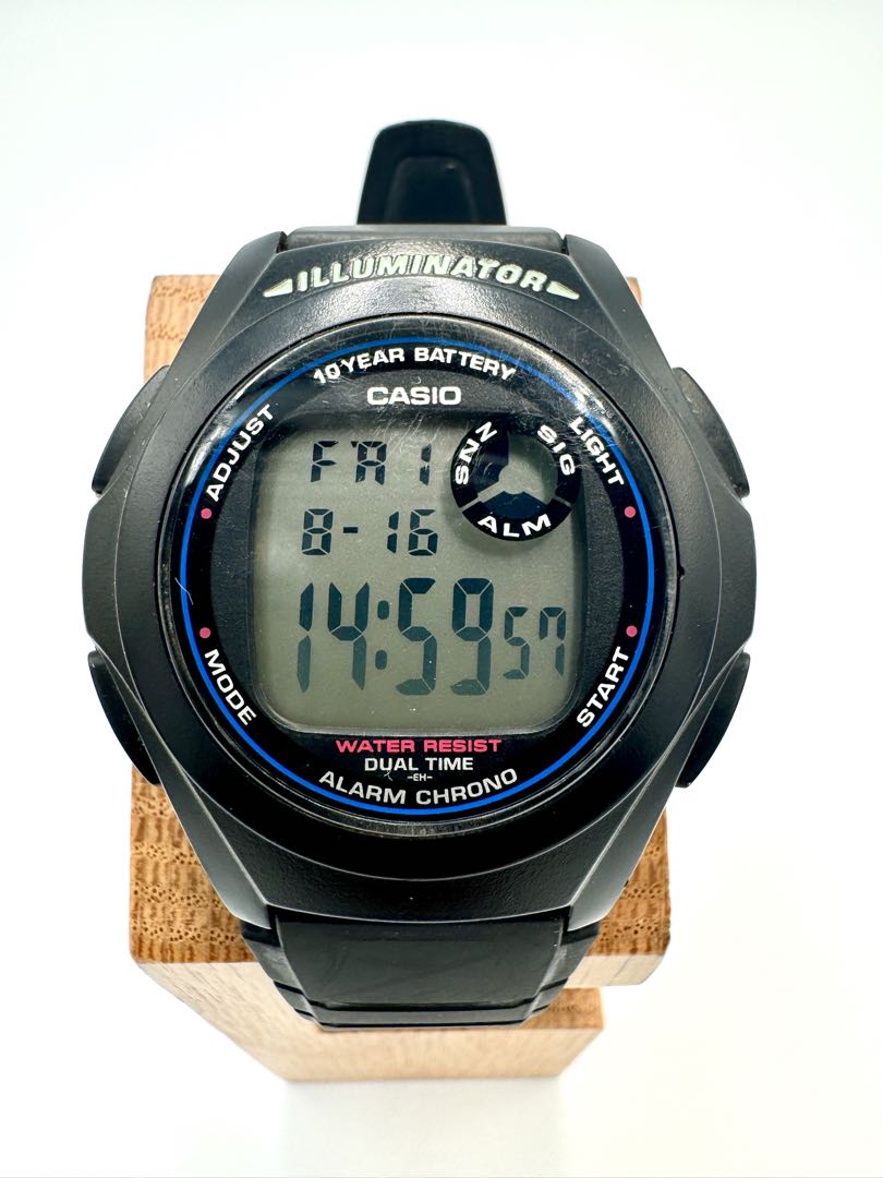 Casio Illuminator Digital Quartz Men Men'S Wristwatch 39Mm Water Resistant