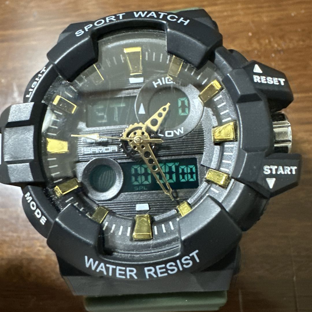 Wtyu Digital-Analog Quartz Men