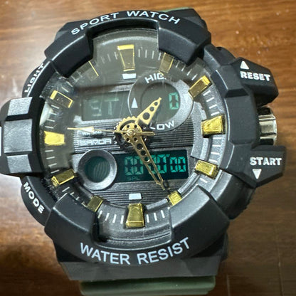 Wtyu Digital-Analog Quartz Men