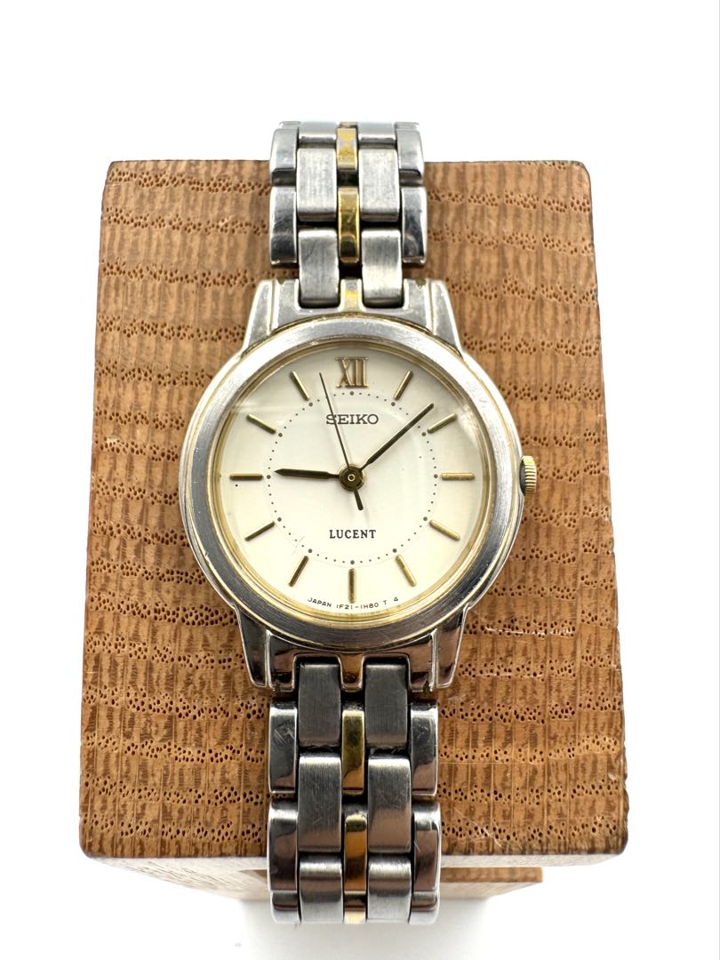 Seiko Lucent 1F21-0K70 Analog Quartz Women