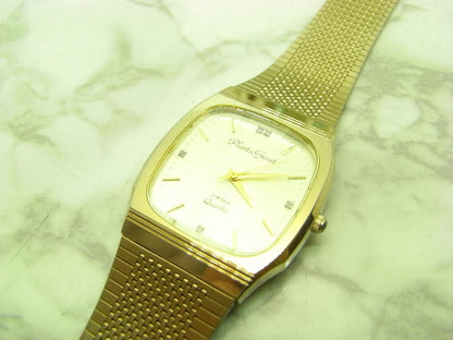 PLANTA GENET SWISS Analog Quartz Men Diamond Index Watch Men'S