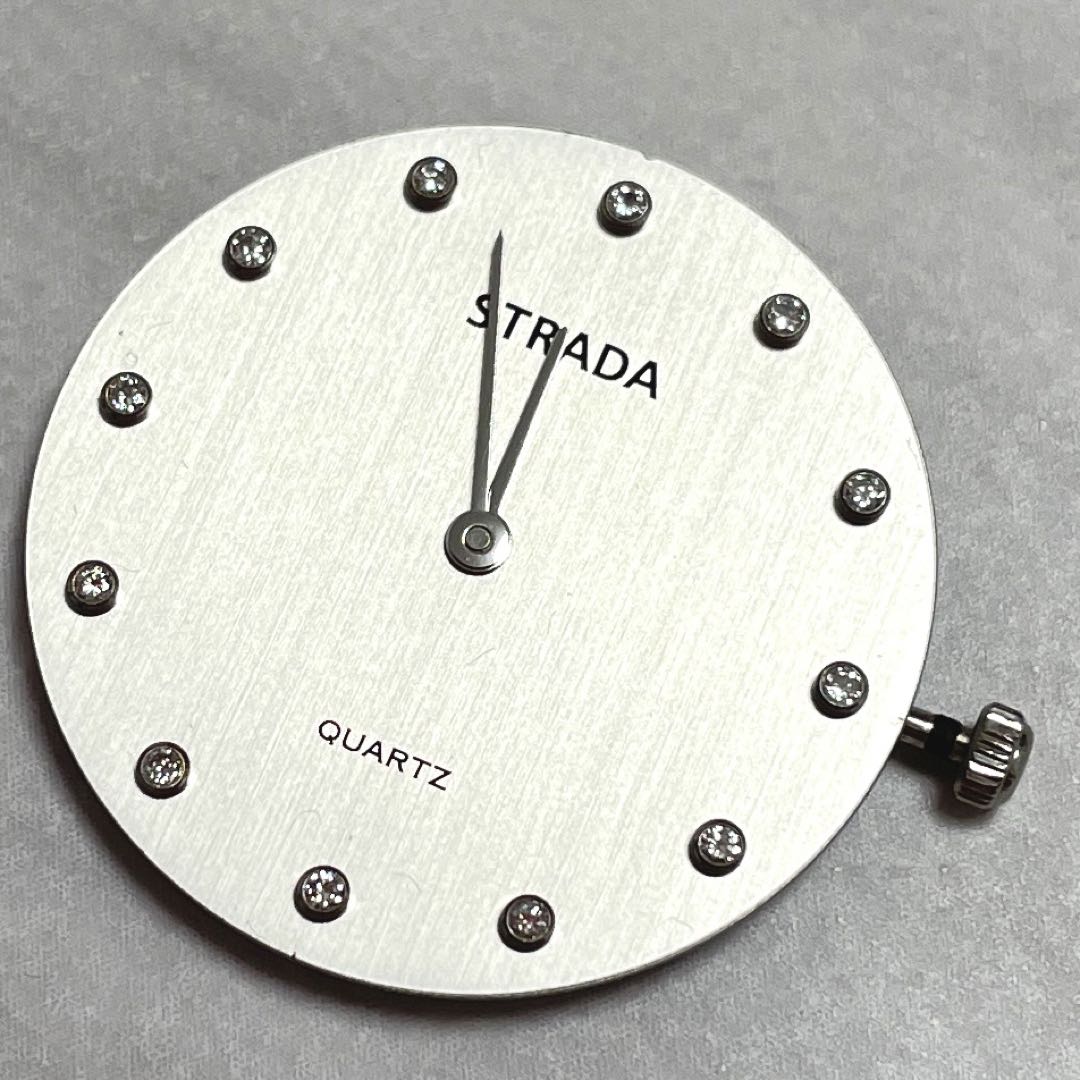 Strada T02063 Analog Quartz Men ストラダ ムーブメント 文字盤 ダイア12個 現状 [For Parts / Junk]