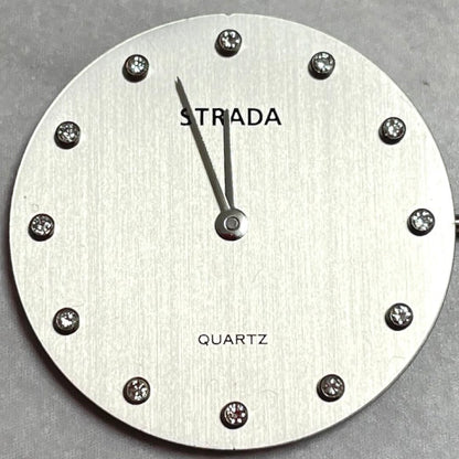 Strada T02063 Analog Quartz Men ストラダ ムーブメント 文字盤 ダイア12個 現状 [For Parts / Junk]