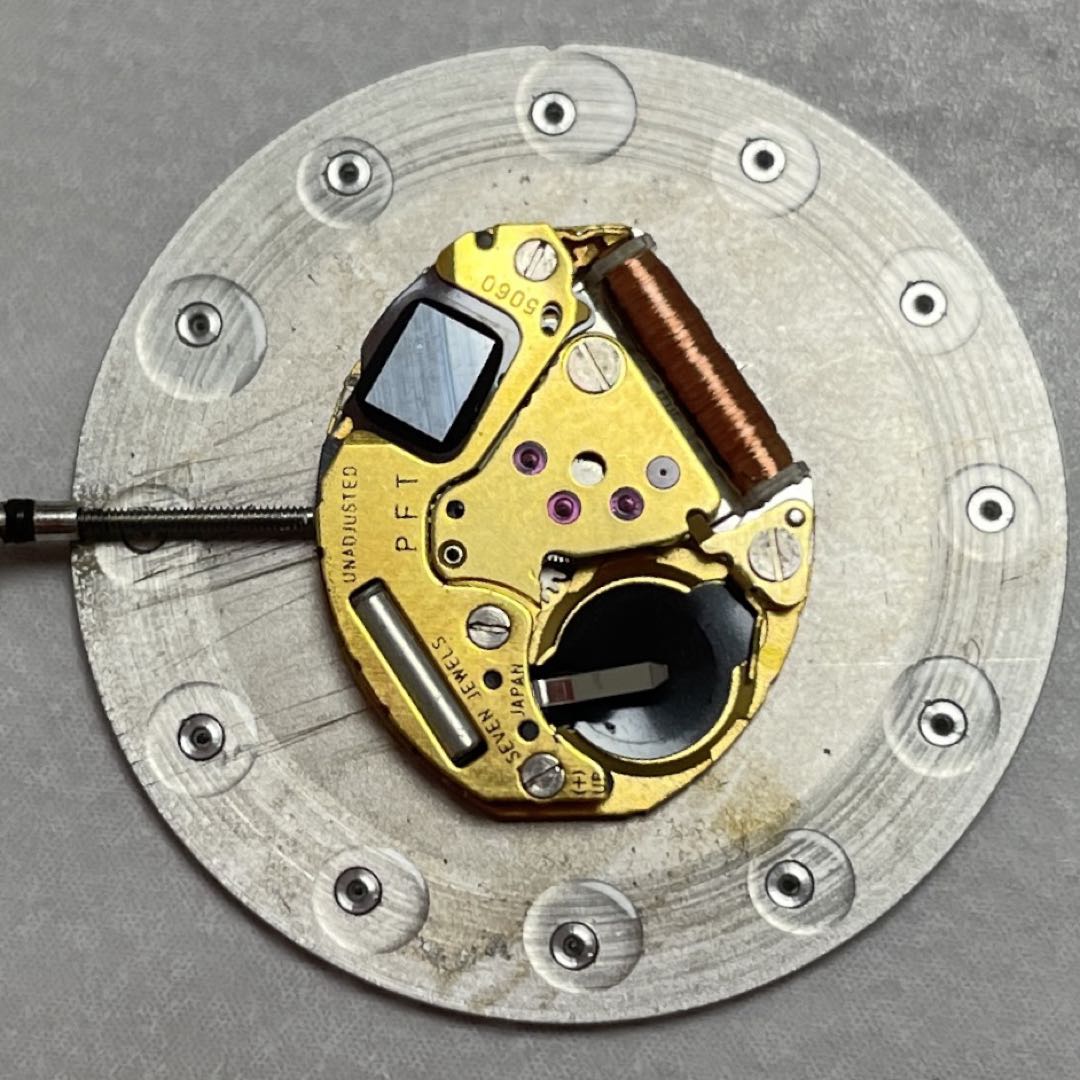 Strada T02063 Analog Quartz Men ストラダ ムーブメント 文字盤 ダイア12個 現状 [For Parts / Junk]