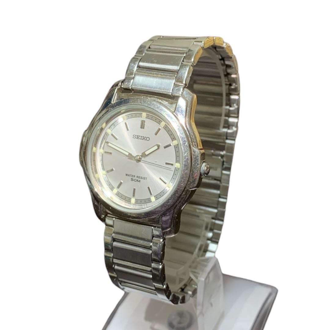 Seiko V701-2170 Analog Quartz Men Watch Operation Confirmed