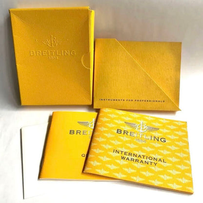 Breitling Analog Quartz Men ブライトリング 国際保証書 取り扱い説明書