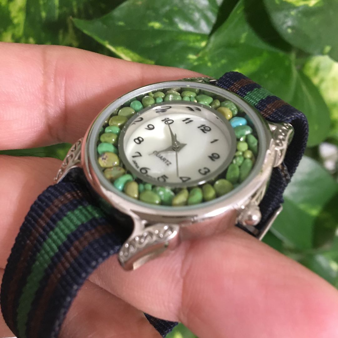 Indian Design Analog Quartz Women インディアンデザイン ターゴイズ Watch