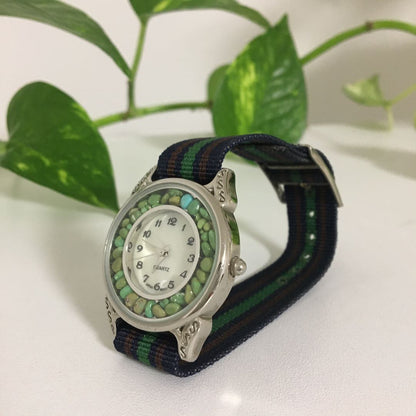Indian Design Analog Quartz Women インディアンデザイン ターゴイズ Watch