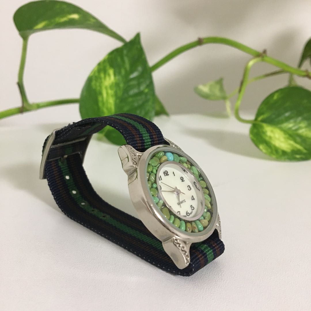 Indian Design Analog Quartz Women インディアンデザイン ターゴイズ Watch