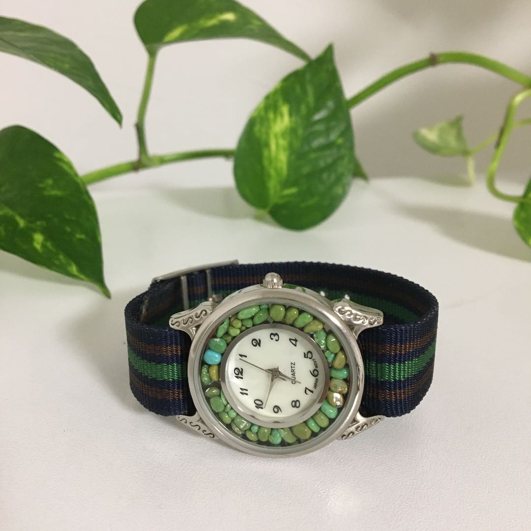Indian Design Analog Quartz Women インディアンデザイン ターゴイズ Watch