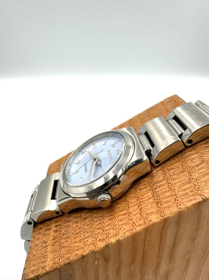 Citizen Wicca 5930-L20735 TA Analog Quartz (Battery) Women Vtg. Blue Dial Roman Index Ladies Watch Head Only