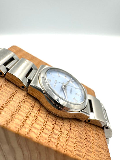 Citizen Wicca 5930-L20735 TA Analog Quartz (Battery) Women Vtg. Blue Dial Roman Index Ladies Watch Head Only