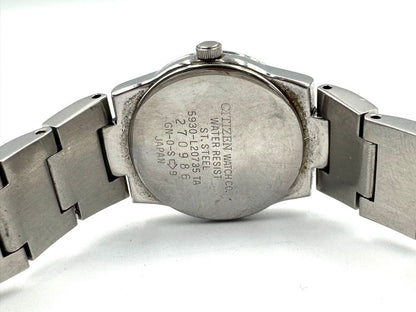 Citizen Wicca 5930-L20735 TA Analog Quartz (Battery) Women Vtg. Blue Dial Roman Index Ladies Watch Head Only