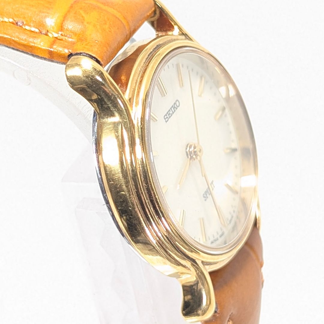 Seiko Spirit Analog Quartz Women Battery & Band Replaced Working Item