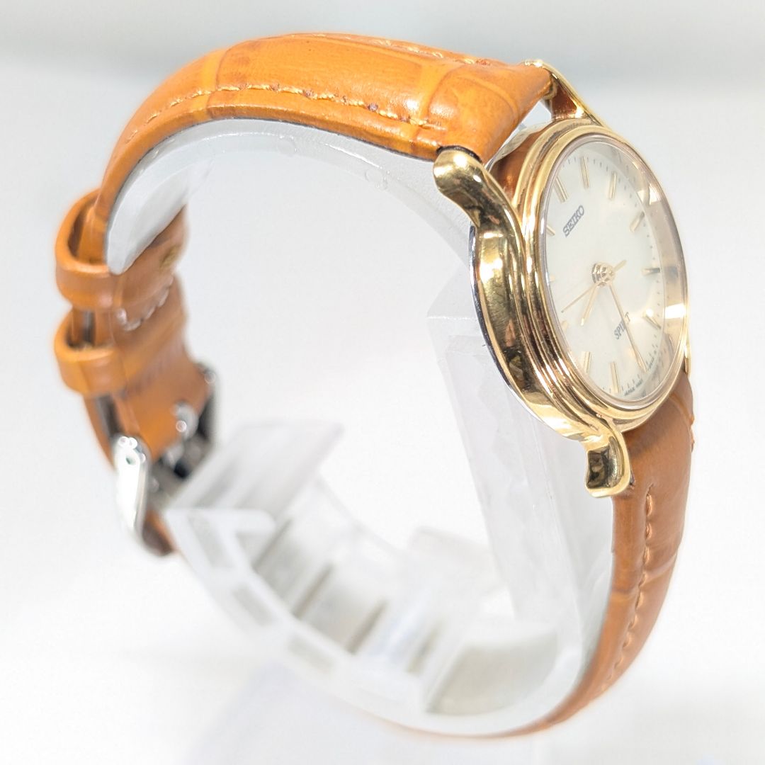 Seiko Spirit Analog Quartz Women Battery & Band Replaced Working Item