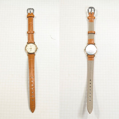 Seiko Spirit Analog Quartz Women Battery & Band Replaced Working Item