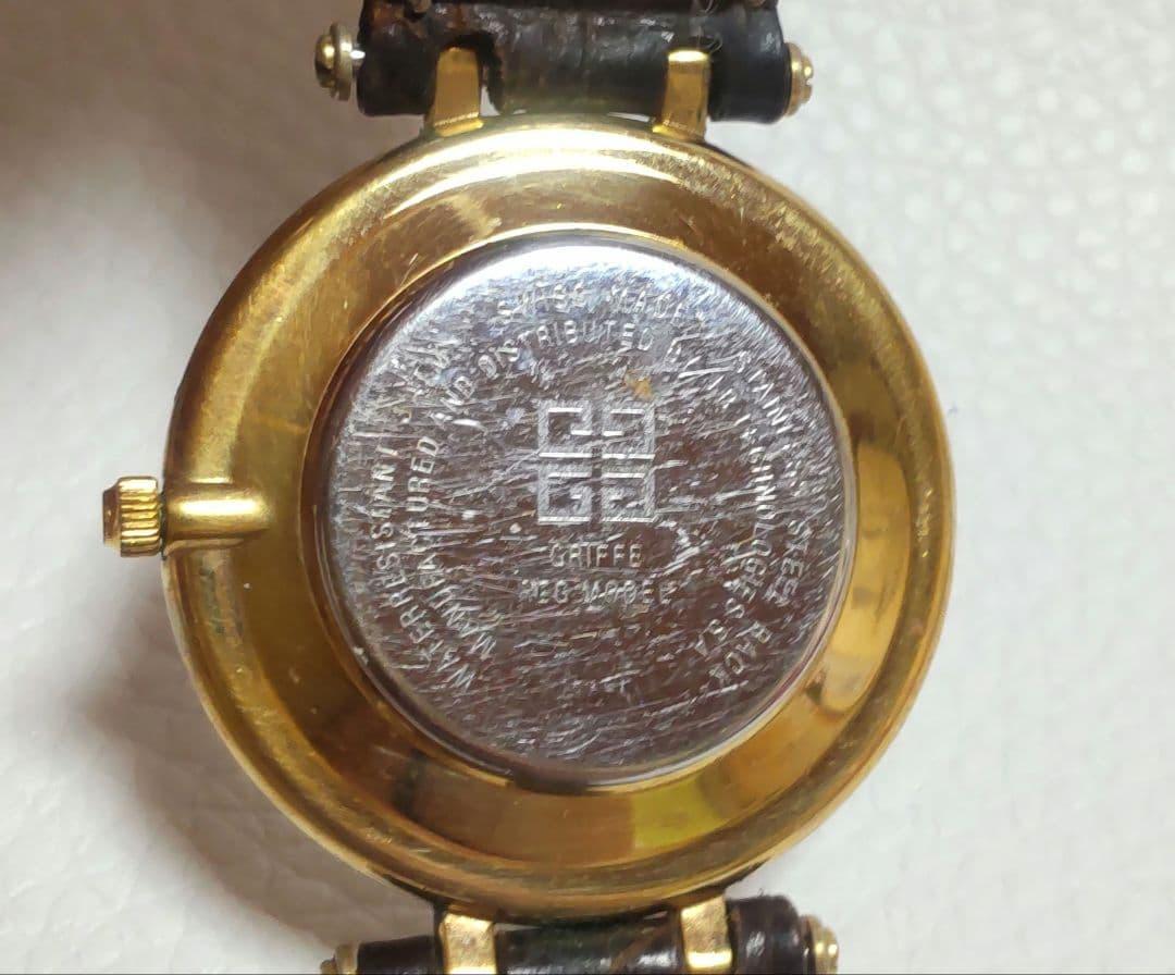 Givenchy Analog Quartz Men ジバンシー 稼動品 Menwatch ゴールドカラー