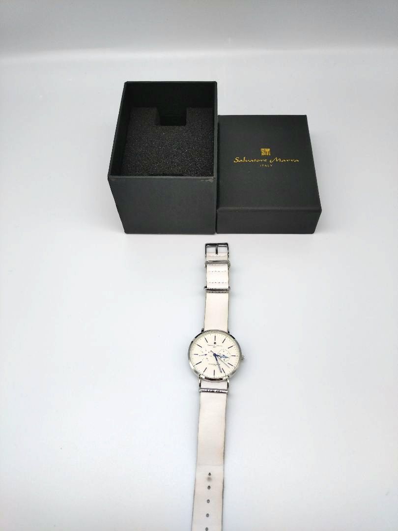 Salvatore Marra SM15117-SSWHBI Analog Quartz Men