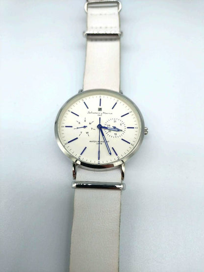 Salvatore Marra SM15117-SSWHBI Analog Quartz Men