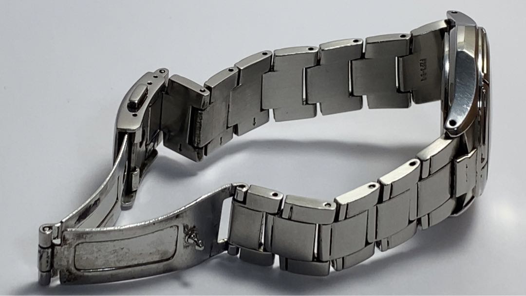 Seiko Wired 7T92-0GB0 Analog Quartz Men Working Item Navy Chronograph For Parts / Junk