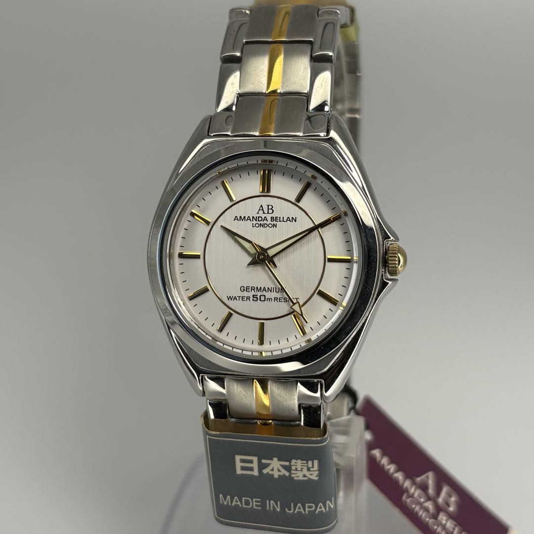 Amanda Bellan Analog Quartz Men Watch Battery Replaced Deadstock