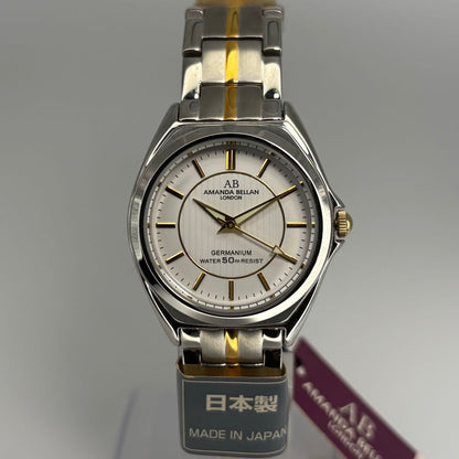 Amanda Bellan Analog Quartz Men Watch Battery Replaced Deadstock