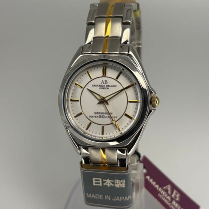 Amanda Bellan Analog Quartz Men Watch Battery Replaced Deadstock