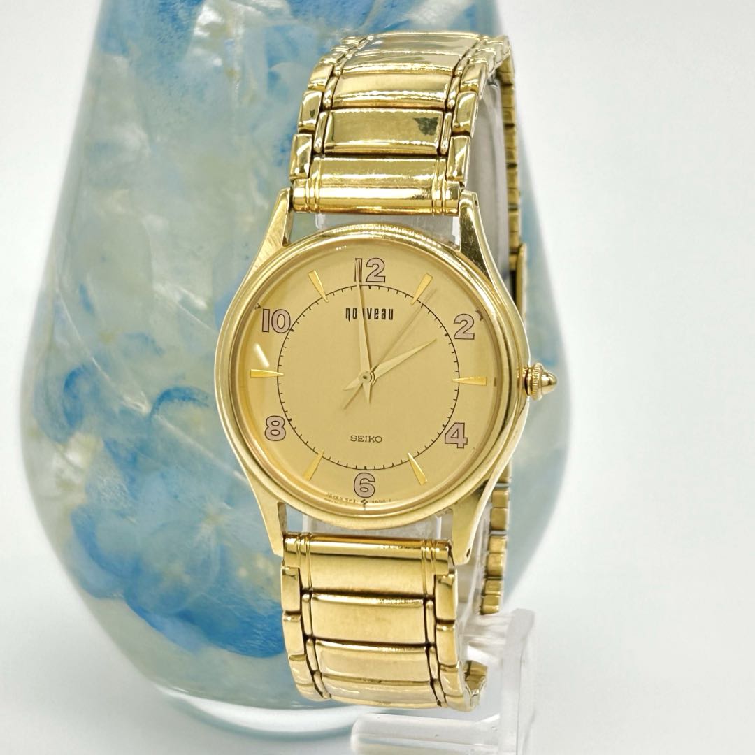Seiko 5P31-6A00 Analog Solar Men Nouveau Quartz Watch
