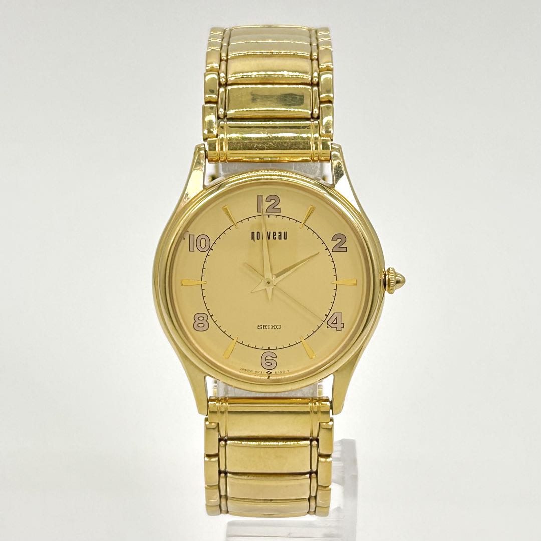 Seiko 5P31-6A00 Analog Solar Men Nouveau Quartz Watch