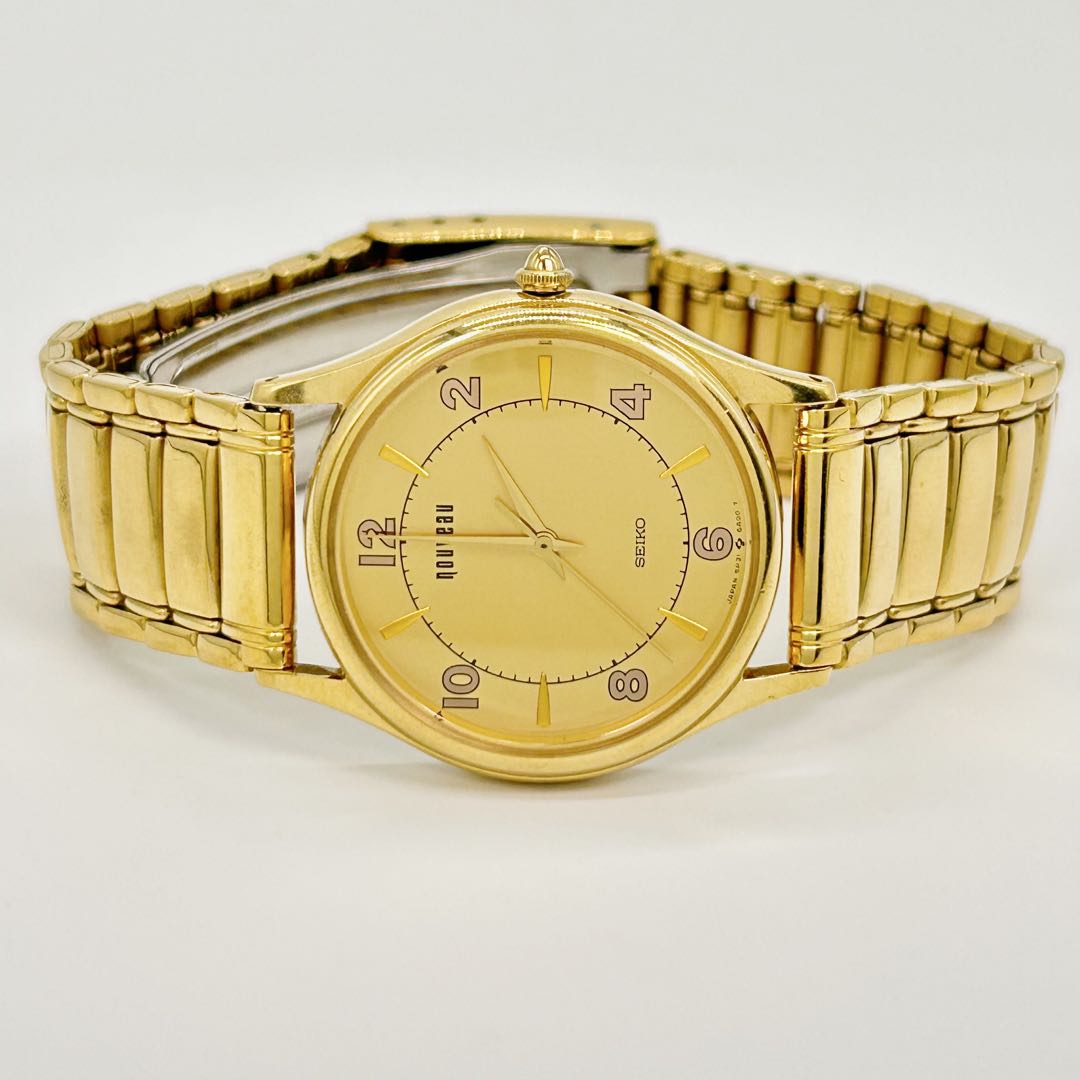 Seiko 5P31-6A00 Analog Solar Men Nouveau Quartz Watch