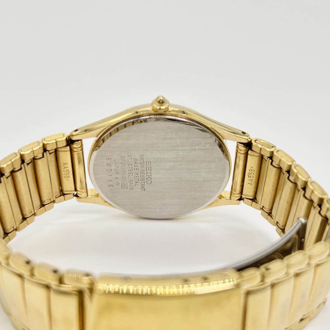 Seiko 5P31-6A00 Analog Solar Men Nouveau Quartz Watch