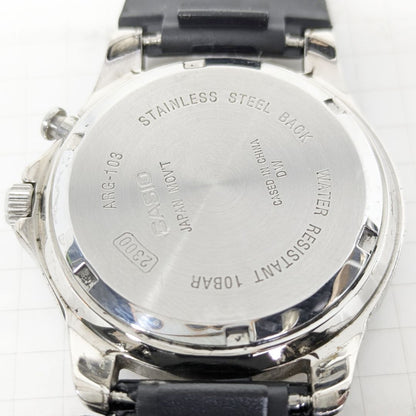 CASIO ARGENT Analog Quartz Men Diver Battery & Band Replaced Working Itemg-85