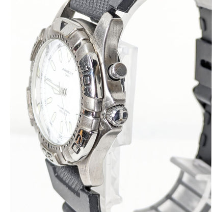 CASIO ARGENT Analog Quartz Men Diver Battery & Band Replaced Working Itemg-85
